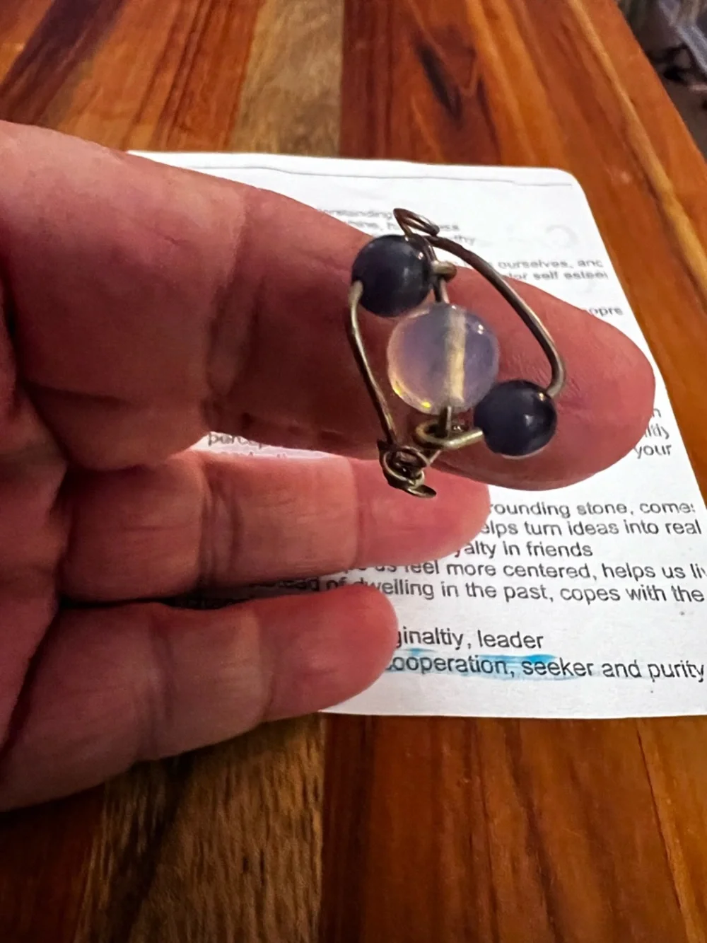 Navajo Made Wire Wrapped Ring – Size 10